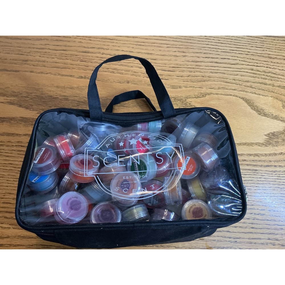 Scentsy Consultant Wax Tester Lot 80+ Fragrance Samples with Carrying Case